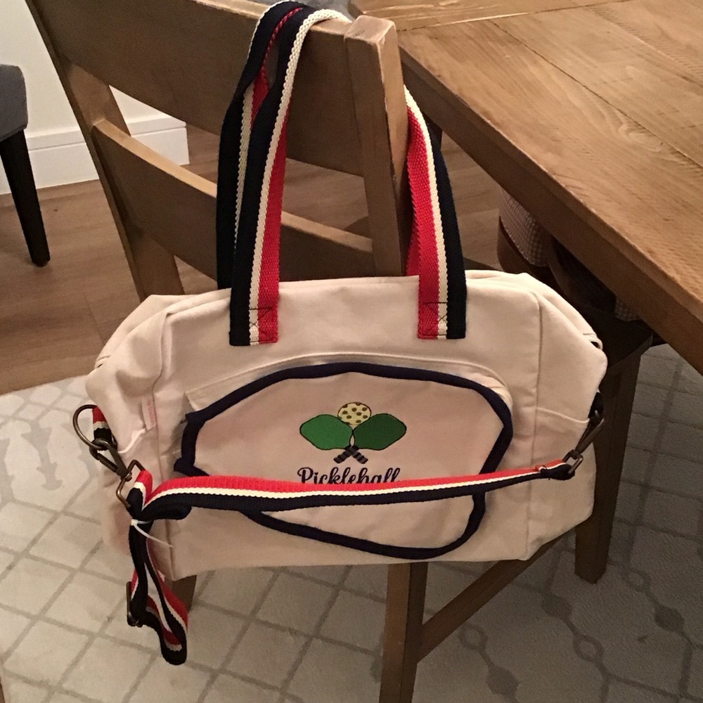 Pickleball CB Station canvas tote